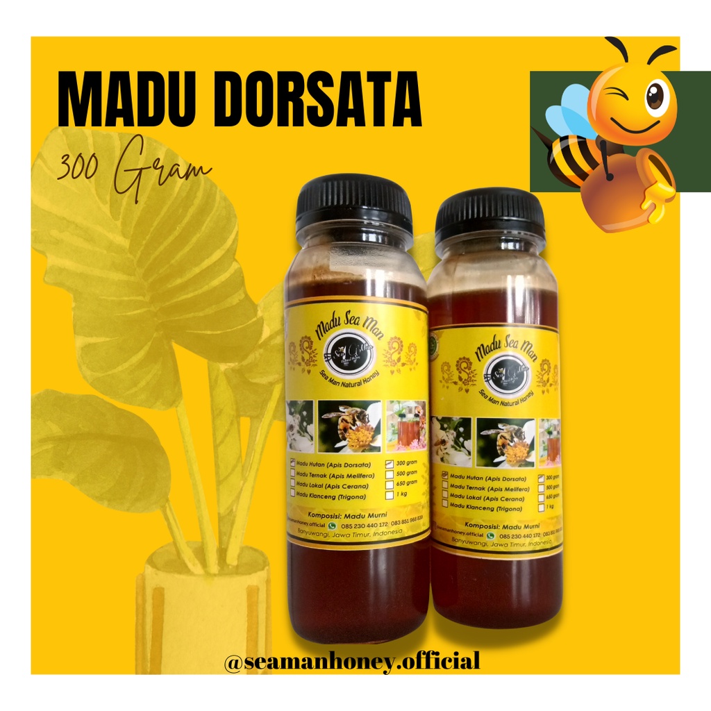

❤Seaman Honey❤ Madu Hutan/Dorsata 300 gram