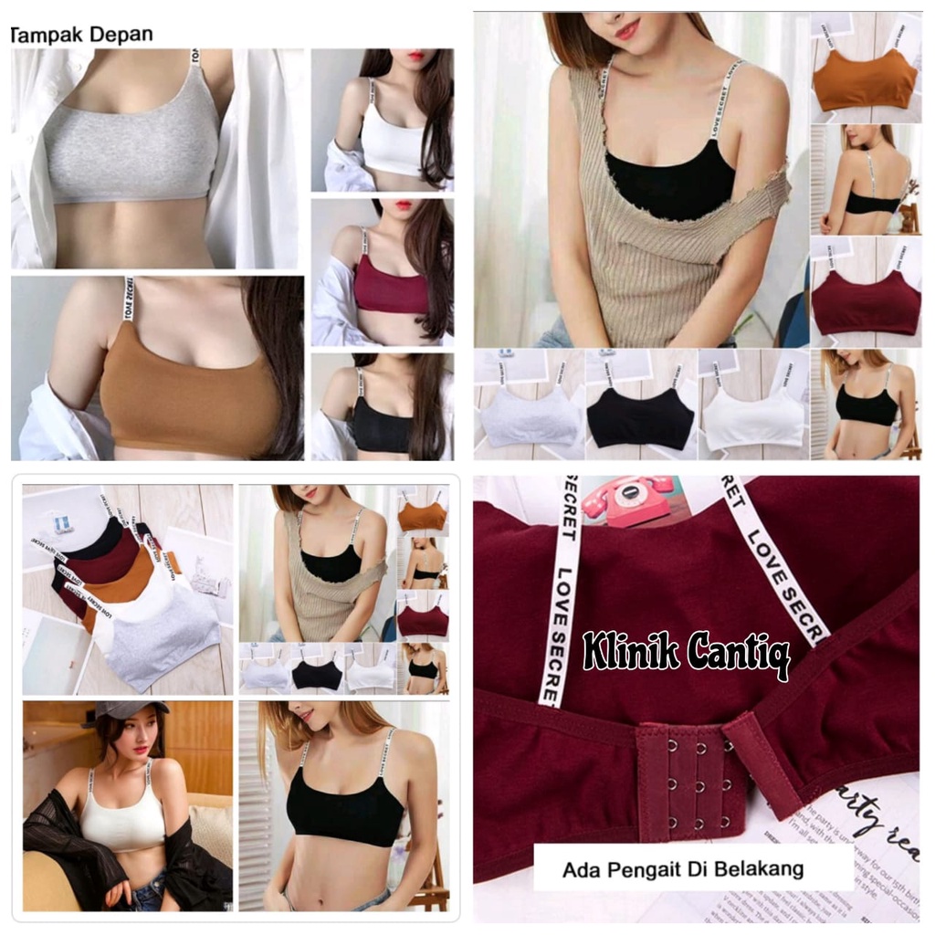 Sport Bra Love Secret Bh Gym Seamless Cup Tanpa Kawat