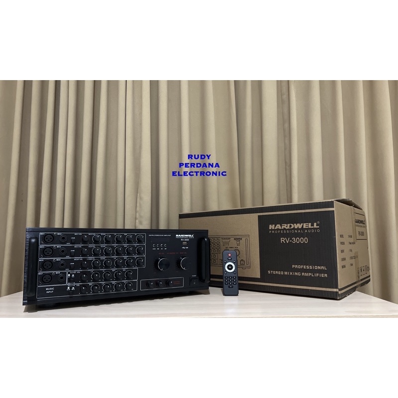 AMPLIFIER POWER AUDIO KARAOKE BLUETOOTH 750 WATT HARDWELL RV-3000