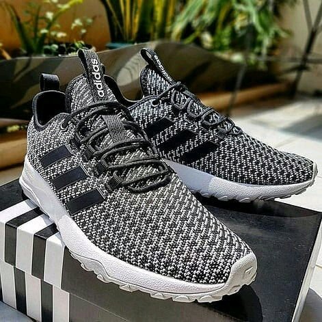 SEPATU ADIDAS CLOUDFOAM SUPERFLEX WHITE OREO ORIGINAL