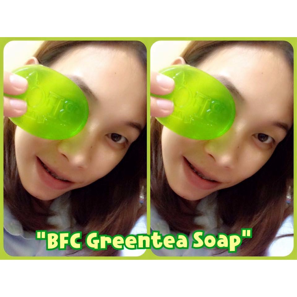 BFC GREEN TEA SOAP ( WHITENING GLUTA SOAP GREENTEA ) THAILAND