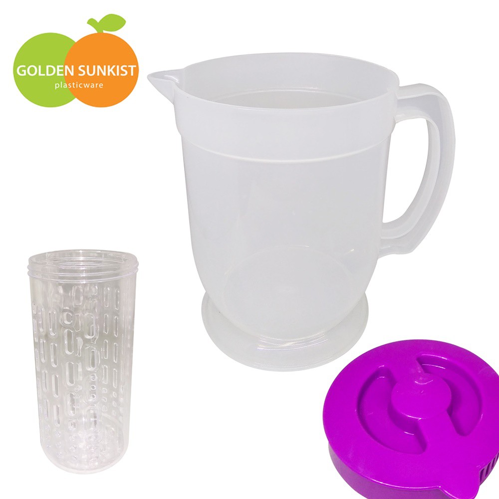Eskan teko air minum dengan fruit infuser New