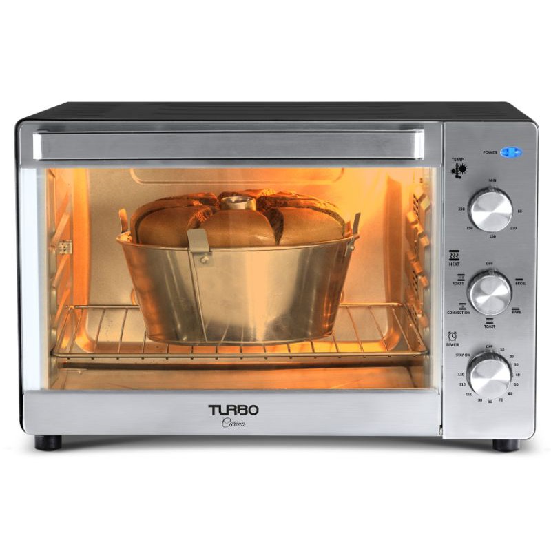Turbo Electric Oven 38 Liter EHL 5180 - Oven Turbo Carino