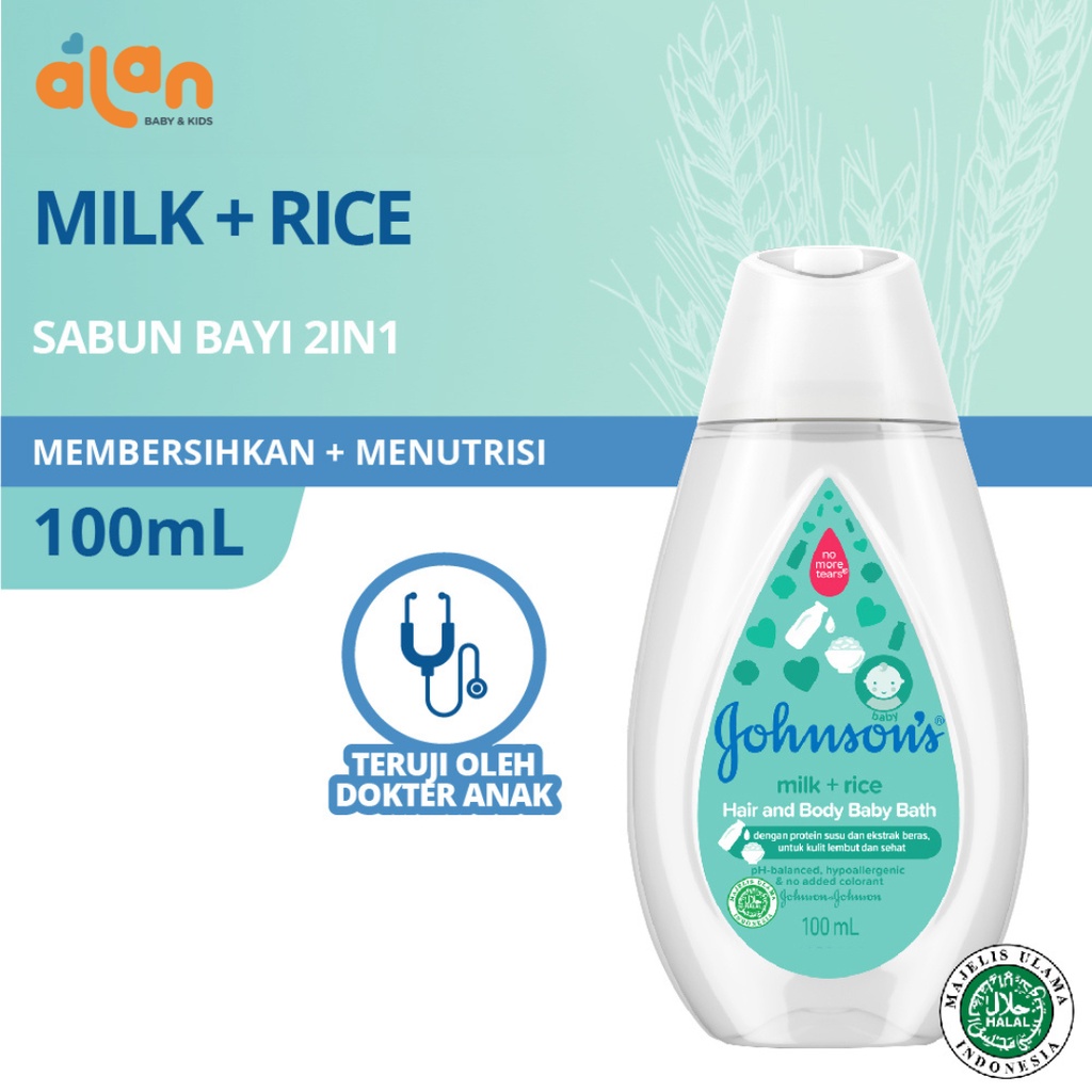 Johnson's Baby Bath All Variant Botol 100ml