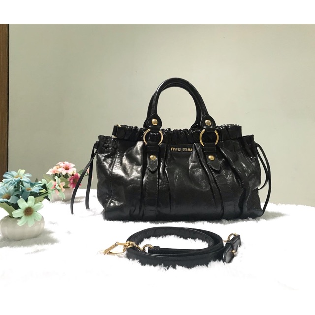 Tas Miu Miu Vitello Lux second branded