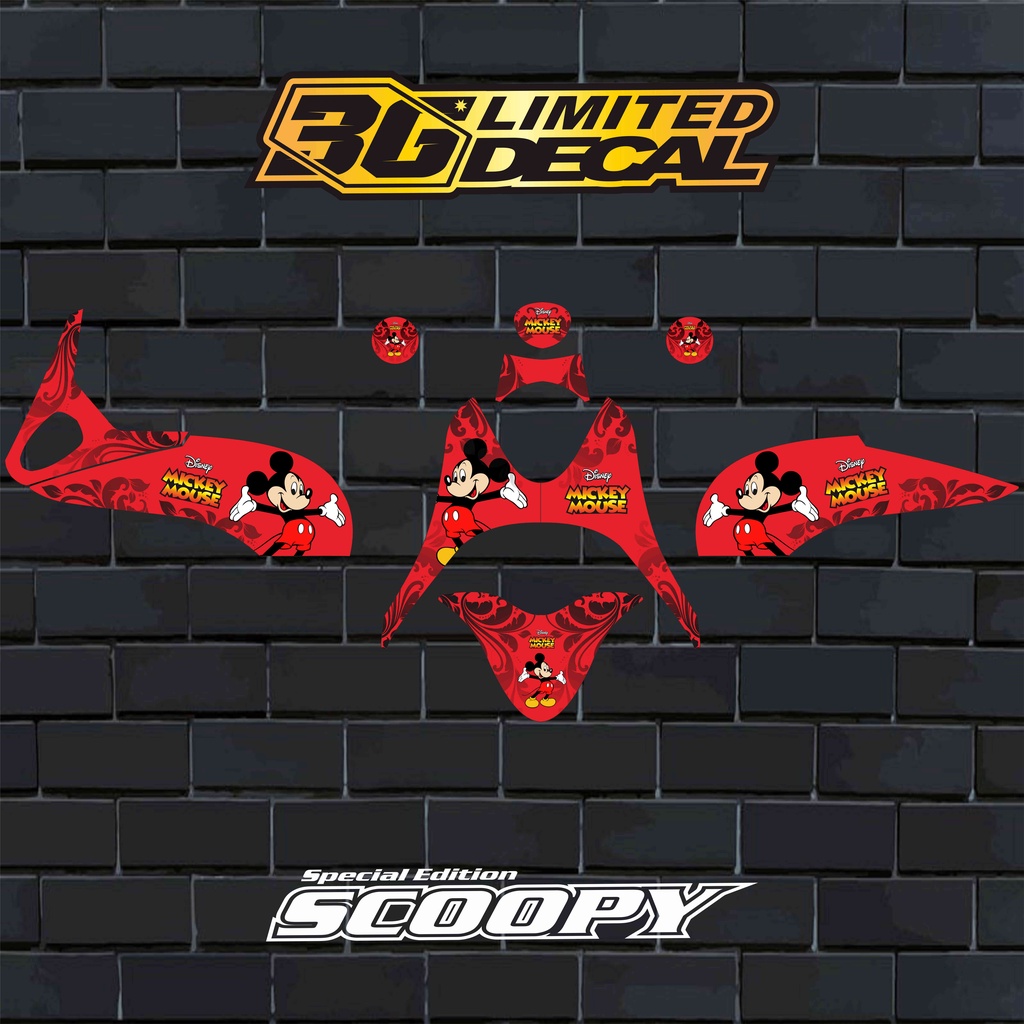 Decal SCOOPY KARBU Motif Hello Kitty