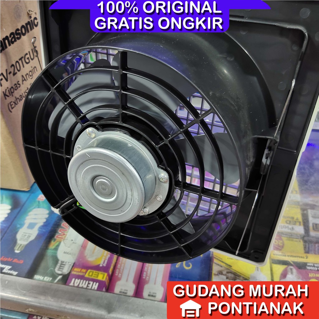 Exhaust Fan Plafon Ceiling Panasonic FV-20TGU wall hexos fan penyedot udara hawa panas asap