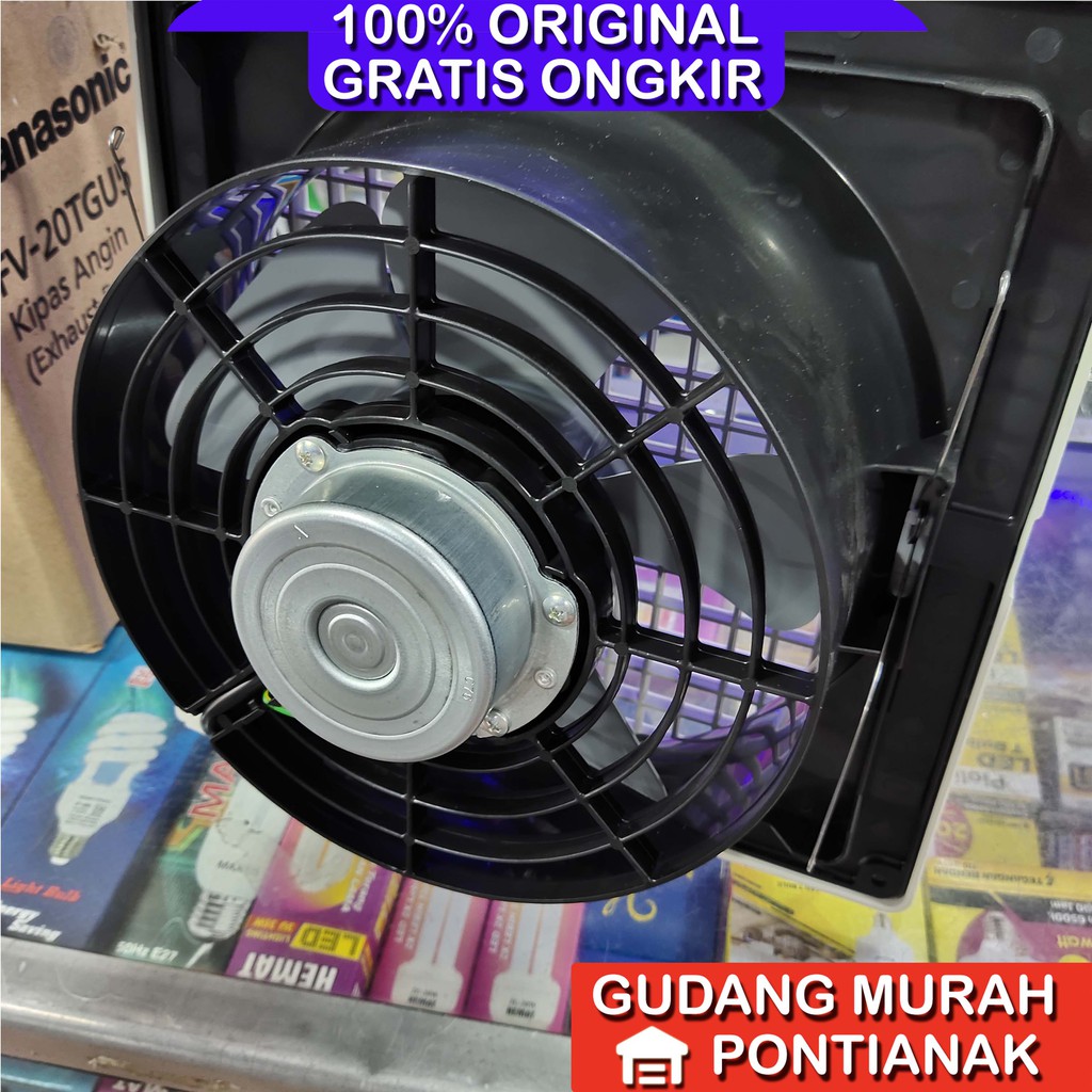 Exhaust Fan Plafon Ceiling Panasonic FV-20TGU wall hexos fan penyedot udara hawa panas asap