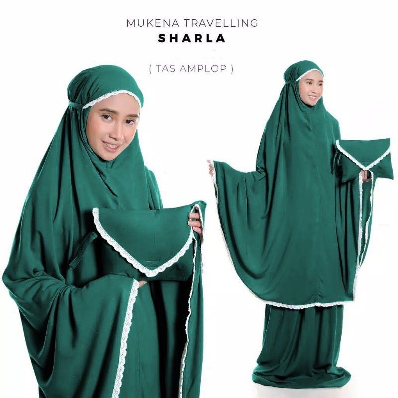 Mukenah Polos Renda Hyget / Mukenah Bali terbaru