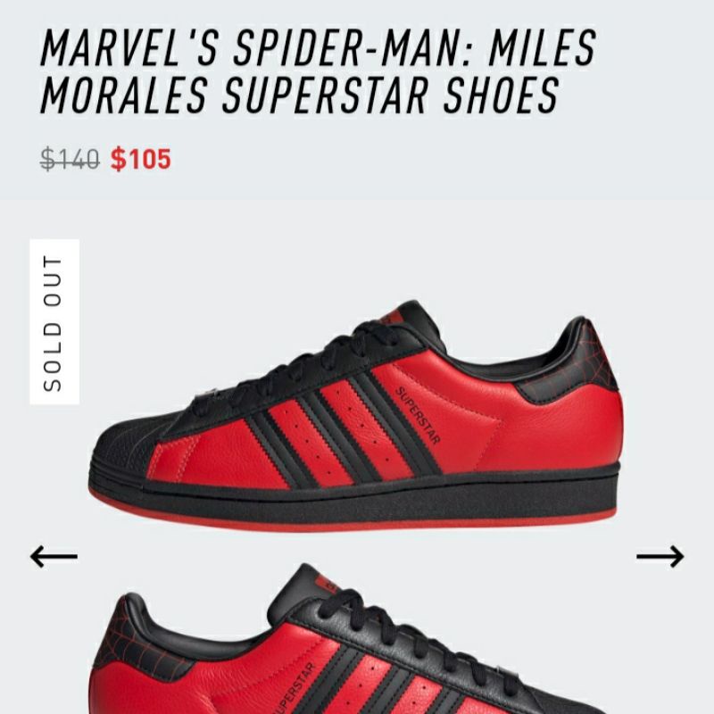 adidas marvel spiderman