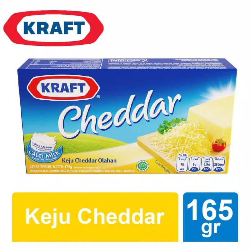 

Kraft Keju Cheddar Box 150gr