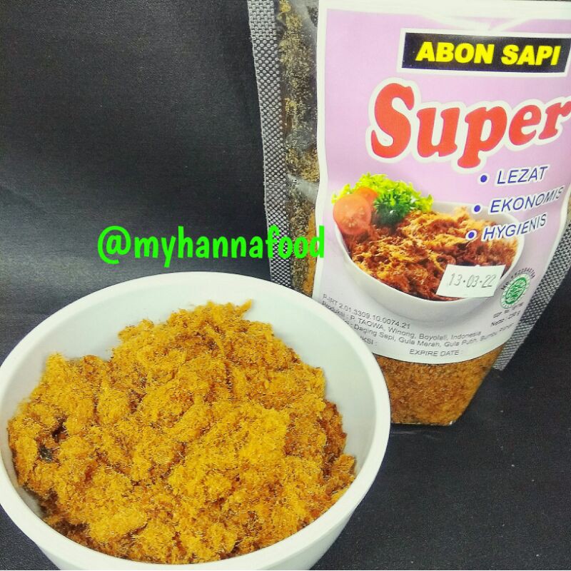 

Abon Sapi Super Manis @250g