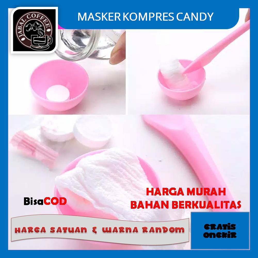 Masker Kompres Non Moven / Compress Mask / Masker Wajah Bioaqua Candy / Masker Permen Kode 015