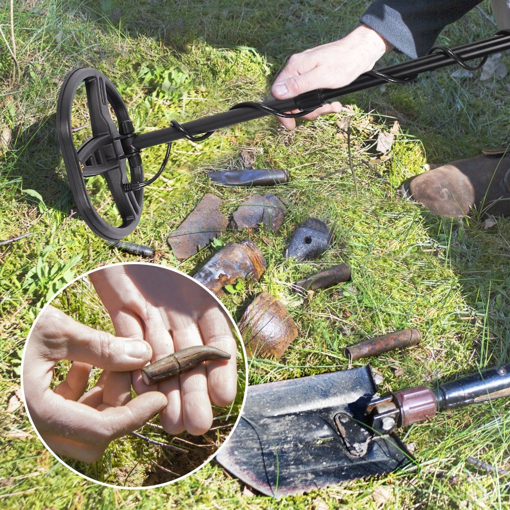 TIANXUN Pendeteksi Logam Underground Metal Gold Silver Detector Finder High Sensitivity - TX-850 - Black