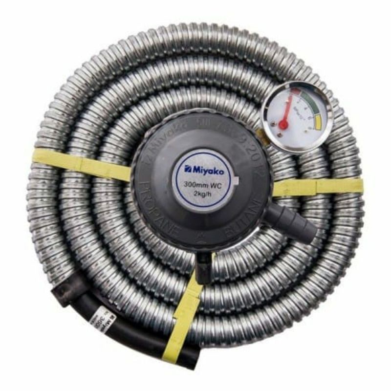 MIYAKO RMS-106M SELANG GAS PAKET + REGULATOR 1,8METER