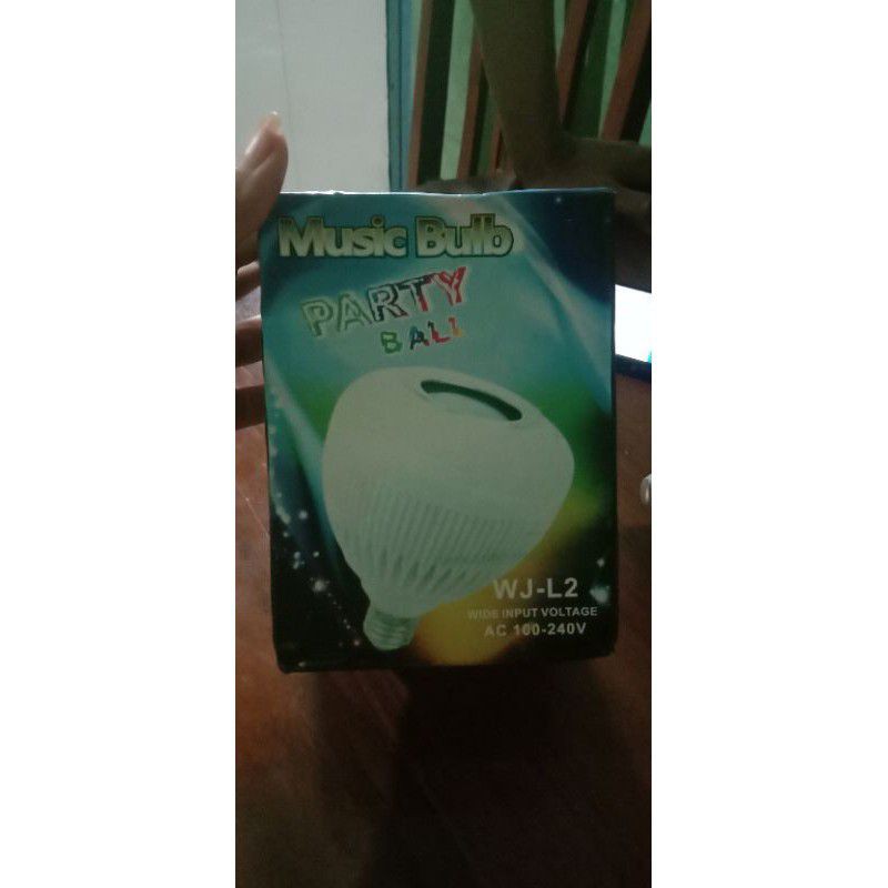 lampu speaker aktiv remote control