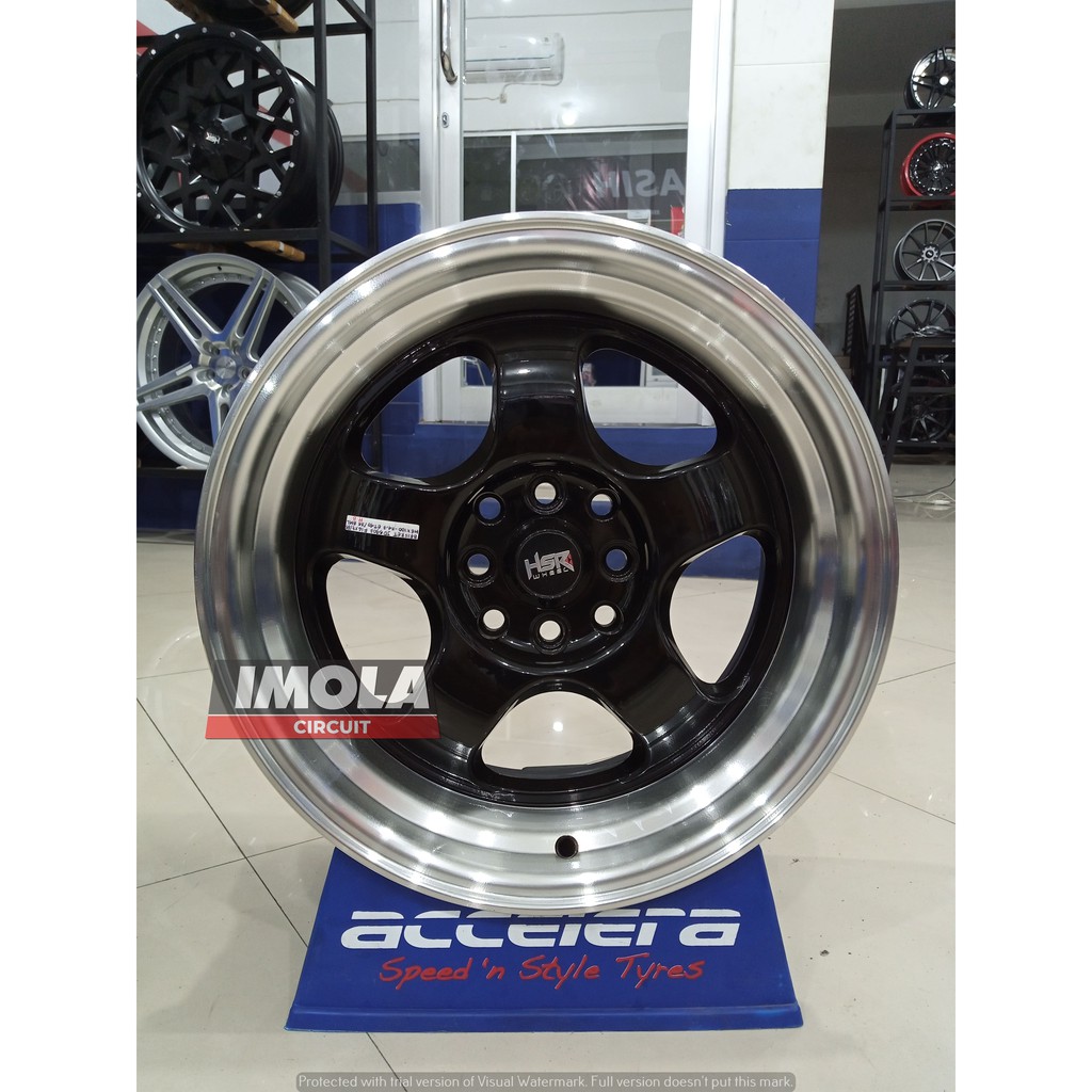 Velg mobil R16 HSR Brisket Ring 16 Pcd 4x100 & 4x114,3 Lebar 7/8,5