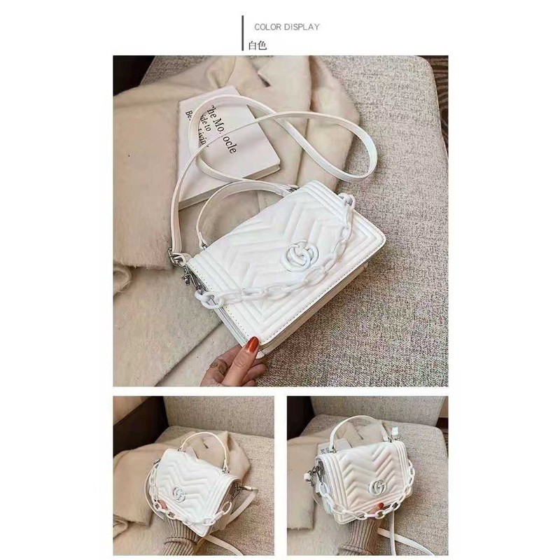 ✨✨HOTSALEE✨✨ TAS SELEMPANG HANDBAG SLINGBAG WANITA CEWEK IMPORT RANTAI KONDANGAN LB 205