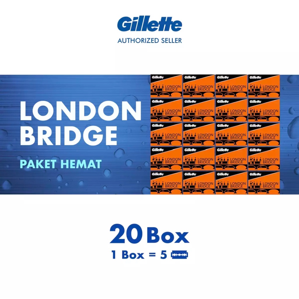 Silet cukur London bridge Original P&amp;G 120 keping PROMO!!