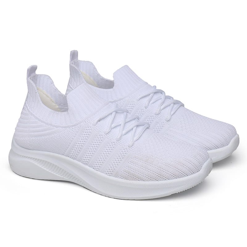 Sneakers Wanita Sport Shoes Putih Canvas Cewek Sepatu Olahraga - 103-P