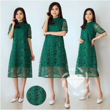 DRESS KONDANGAN NATAL DRESS BRUKAT CORNELI BAJU PARTY GAMIS PEVITA REMAJA IMLEK PESTA KEKINIAN 2021 