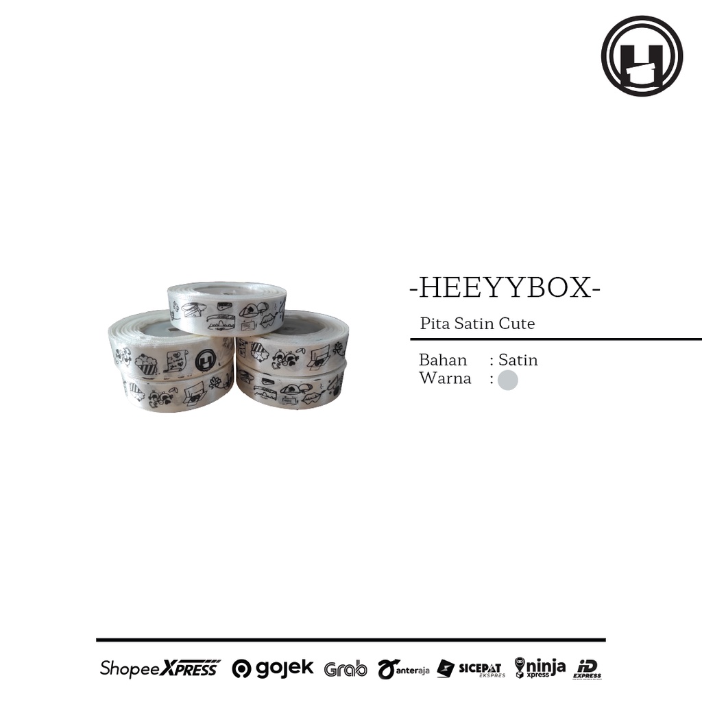 

HEEYYBOX | (HARGA PERMETER) Silk Ribbon / Pita Warna Silk.