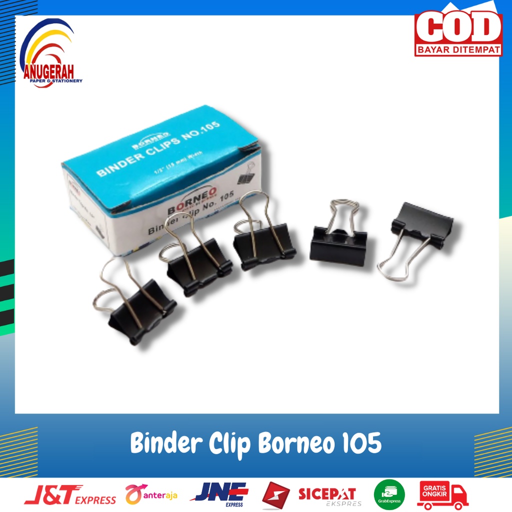 

Binder Clip Borneo No 105 (PCS)
