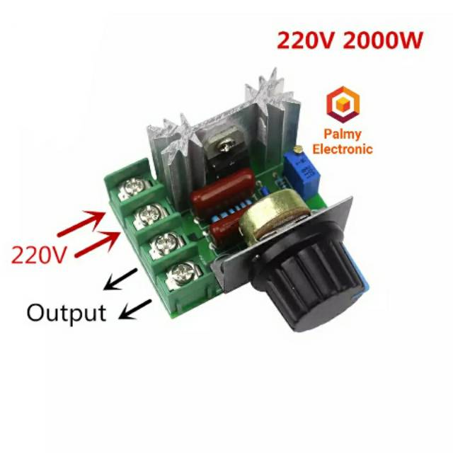 SCR 2000 Watt Dimmer Voltage Regulator Controller