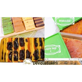 

Makanan Minuman Cemilan Cake Kue Basah Lapis Legit Premium Devique Bakery ( 22 x 22 cm ) Blue Band
