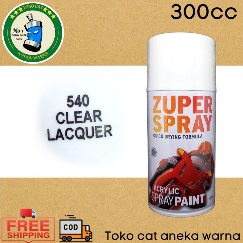 cat semprot 300cc clear laquer pernis vernis finishing gloss glosy mengkilap zuper spray produk dari rj london spray paint pilok pilox