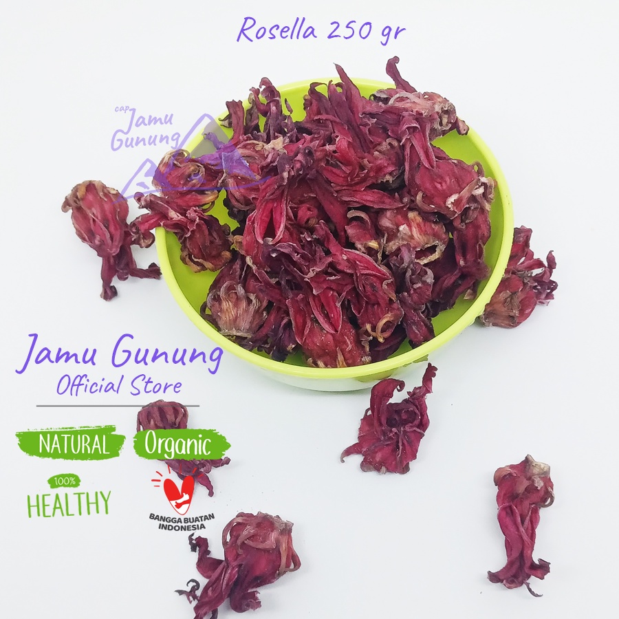 

Bunga Rosella Merah Kering 250gr - Obat Diet Tradisional