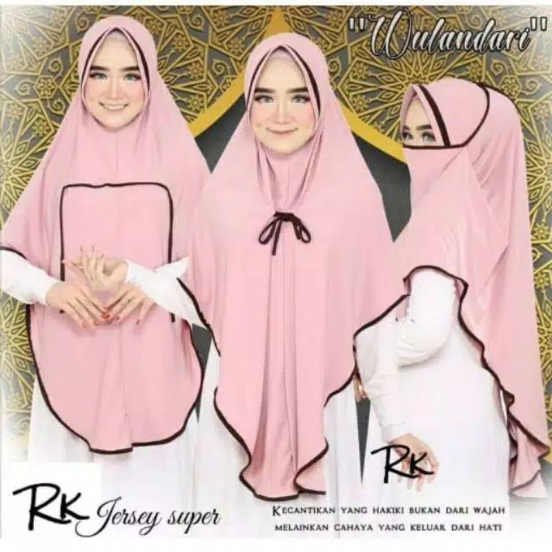 jilbab instan niqob / bergo niqob 3in1