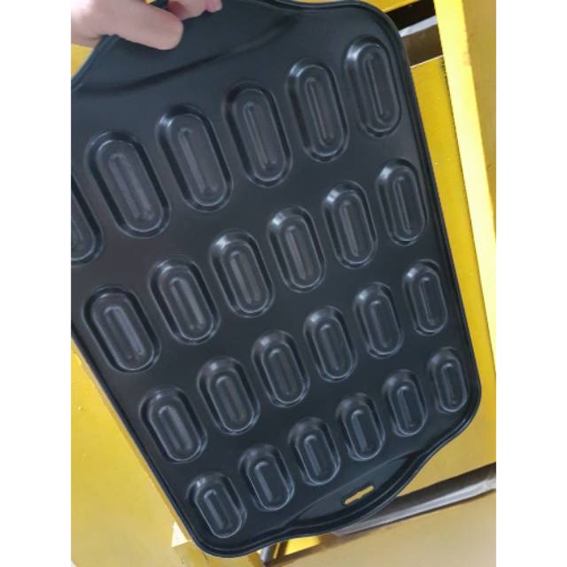 Loyang lidah kucing teflon isi 24 ukuran 43x28 kukis kue kering