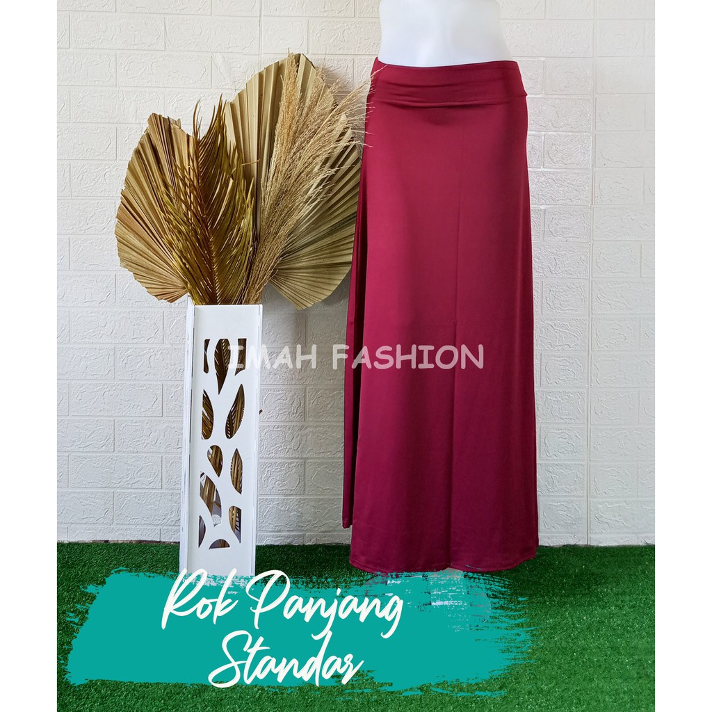 ROK PANJANG SPANDEK JERSEY JUMBO WANITA ROK PANJANG JUMBO XXL ROK JERSEY PANJANG JUMBO