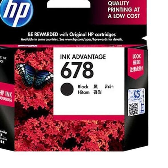 

☛ Tinta HP INK 678 Black Cartridge - For 1515, 2545 Original ♟