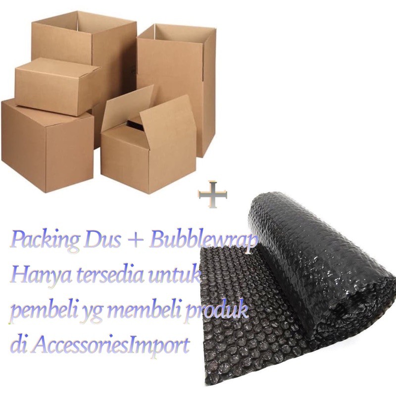 EXTRA PACKING DUS &amp; BUBBLE WRAP/ PENGAMAN PAKET/ PACKINGAN TAMBAHAN