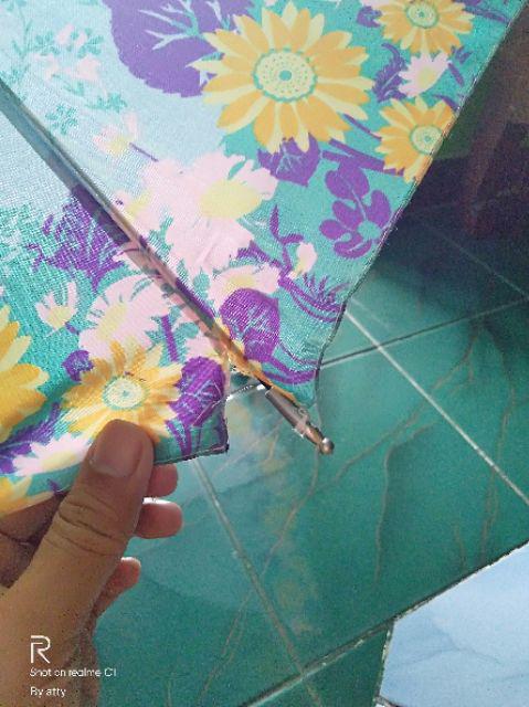 Payung Lipat 3 Saten Kembang
