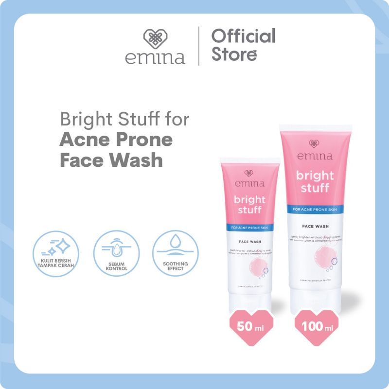 Emina Bright Stuff For Acne Prone Skin Face Wash