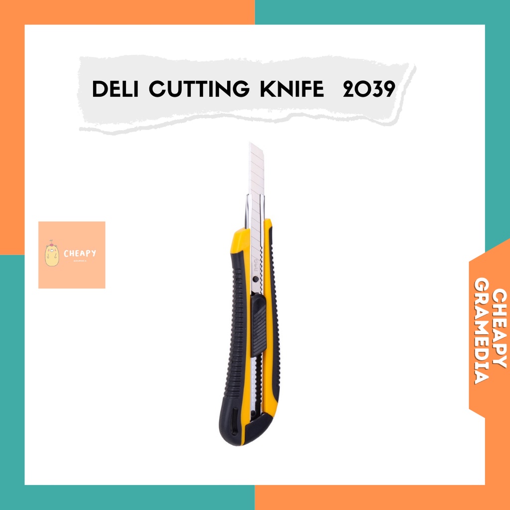 

DELI CUTTING KNIFE (ASSORTED) 2039 Cutter Kater