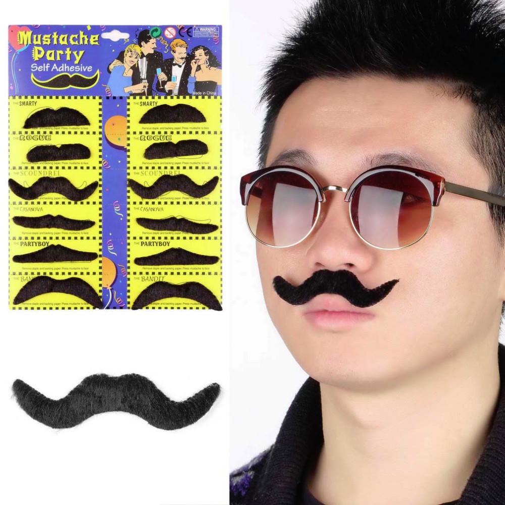 Paket Isi 6 Pcs Kumis Palsu Mainan Pelengkap Pesta