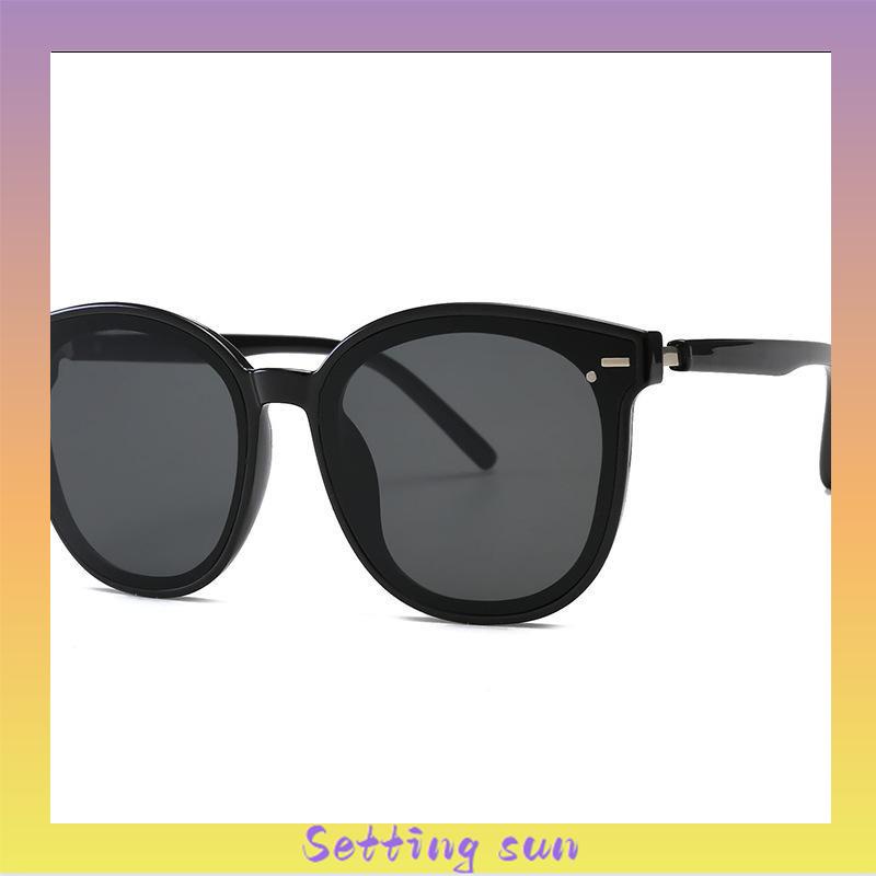 Korean Fashion BLACK PETER Vintage Mata Kucing Wanita Kacamata Hitam Sunglasses TN