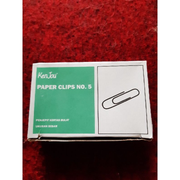 

PENJEPIT KERTAS BULAT / PAPER CLIPS NO 5 KENJOU