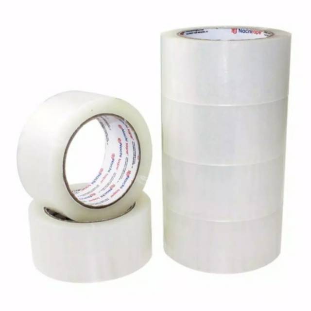 Lakban Nachi Bening/Putih Tebal