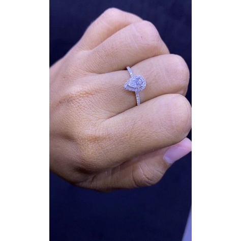 Cincin Berlian Eropa GIA