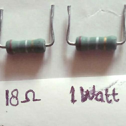 0.18ohm 1watt 0R18 Resistor mttban99 Diminati Banget v