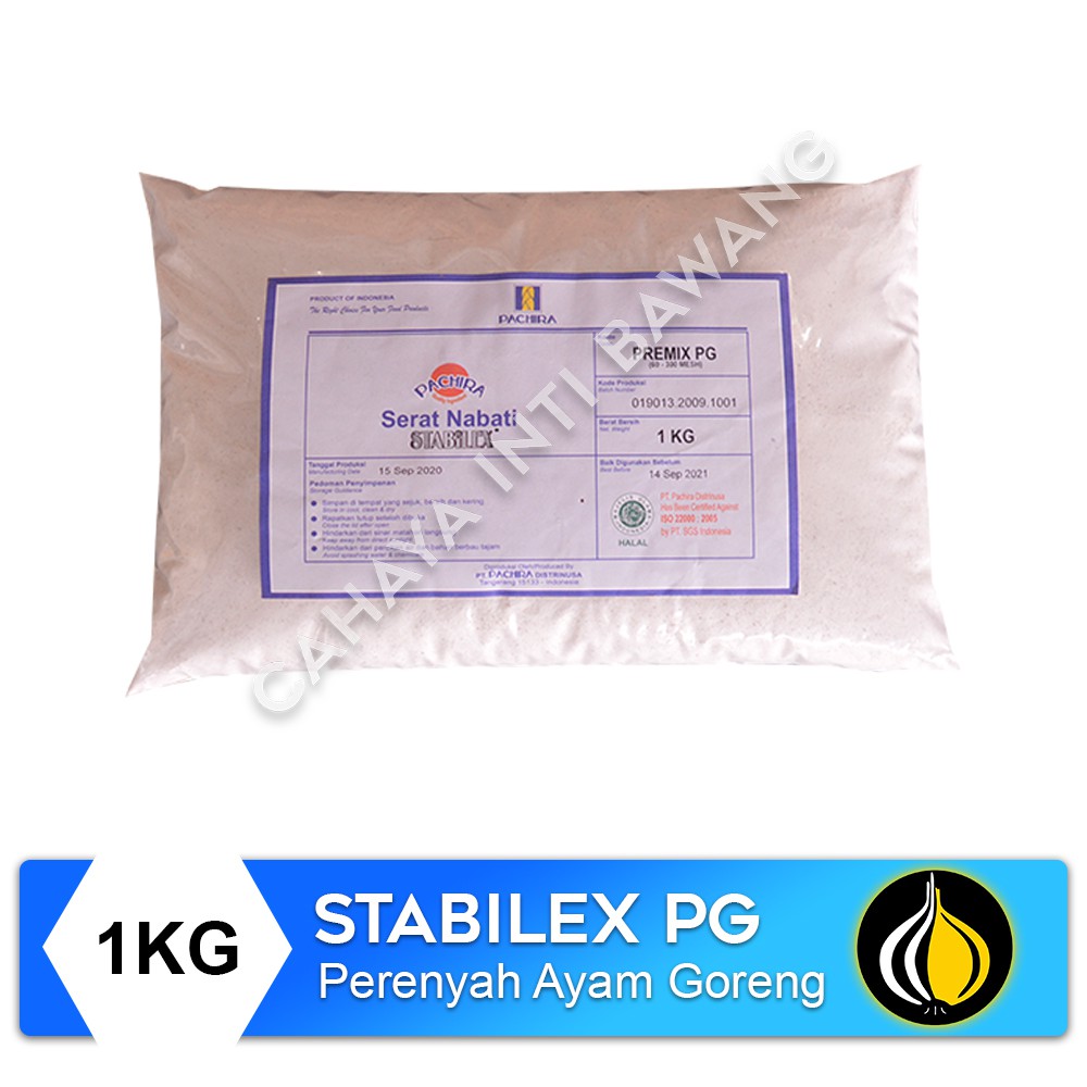 

Stabilex Premix PG (Perenyah Ayam Goreng Tepung) - 1 KG