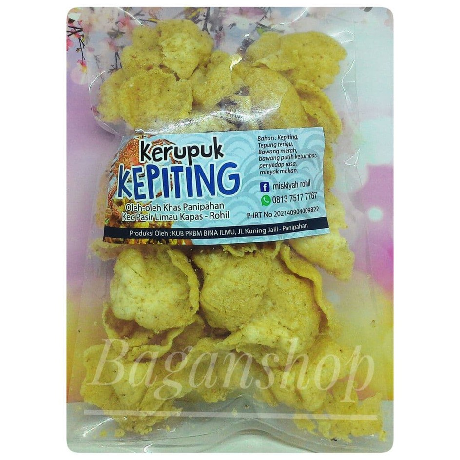 

Kerupuk Kepiting oleh oleh Khas Rokan Hilir