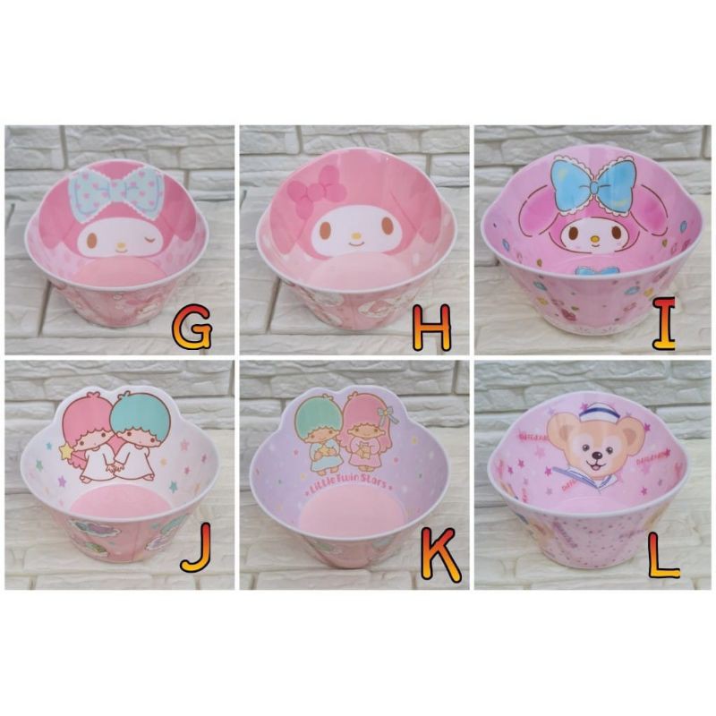 Mangkok melamine karakter /Mangkuk melamine