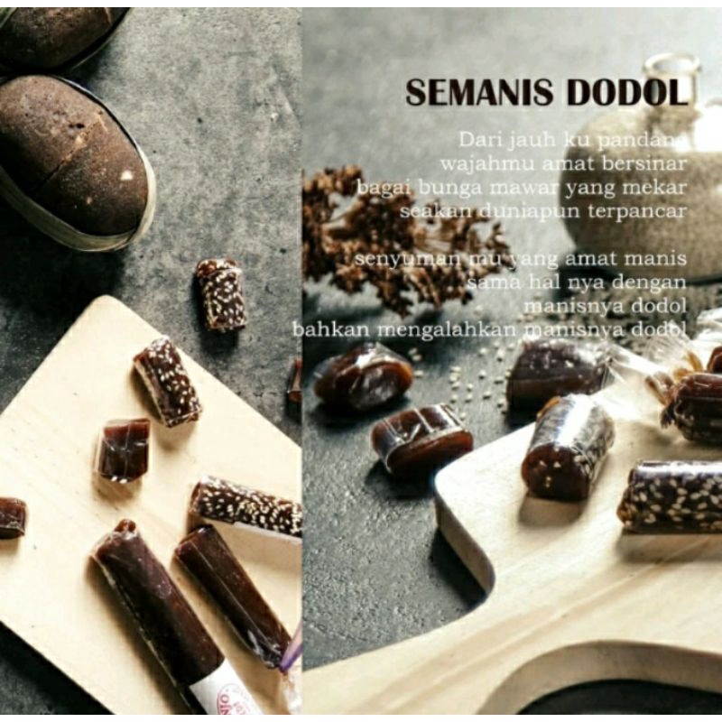 

Dodol tenjo Dodol manis Dodol siap saji 200GRAM