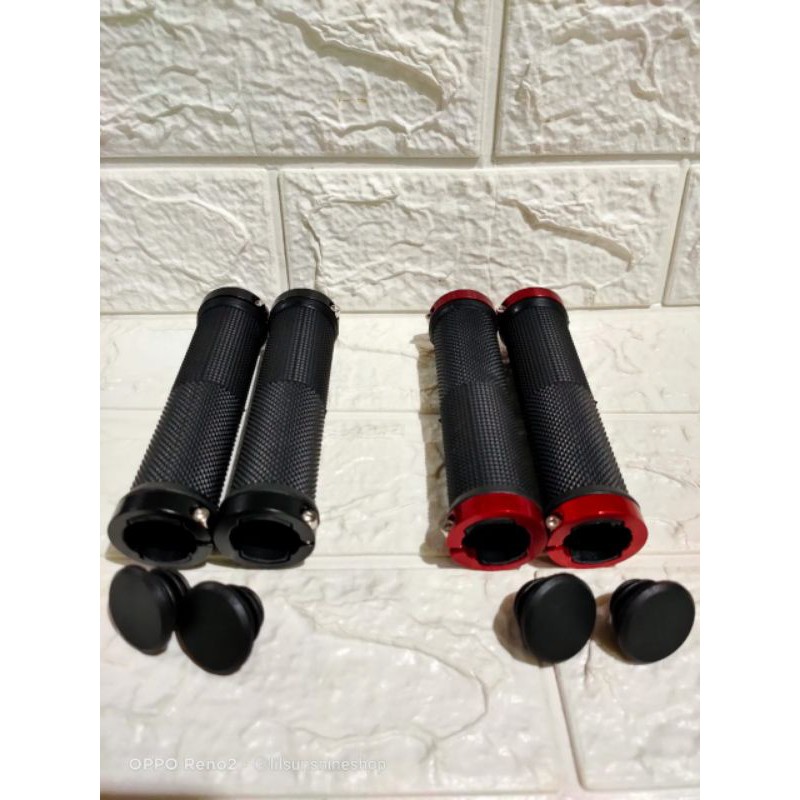 Hand Grip Handgrip Sepeda INTER Double Lock Ring untuk Stang Handlebar MTB Federal Folding Bike BMX 